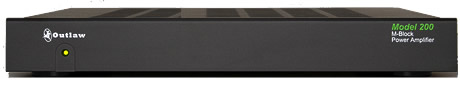 Outlaw Audio Model 200 mono block 200 watt amplifier